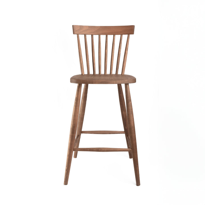 Scandinavian Mandal Bar Stool, Beech