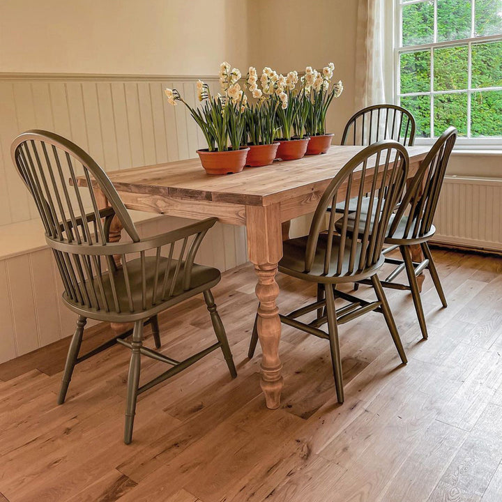 Traditional Farmhouse Table, Pine